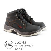 Sepatu Boots Pria Kulit Azzurra 550-13