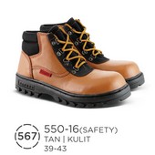 Sepatu Safety Pria Kulit Azzurra 550-16