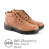 Sepatu Safety Pria Kulit Azzurra 561-21