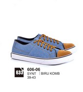 Sepatu Sneakers Pria Azzurra 606-06