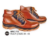 Sepatu Boots Kulit Pria Baricco BRC 713