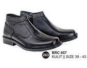 Sepatu Boots Kulit Pria Baricco BRC 857