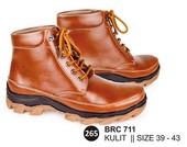 Sepatu Boots Kulit Pria Baricco BRC 711