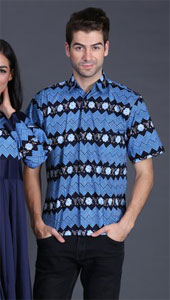 Pakaian Pasangan Biru Garsel Fashion FII 008