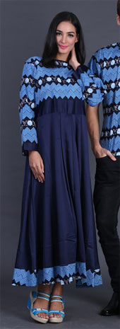 Pakaian Pasangan Biru Garsel Fashion FII 009