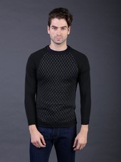 Sweater Pria Hitam Garsel Fashion FAY 022