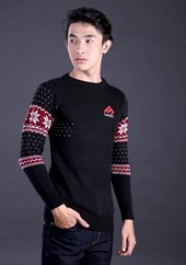 Sweater Pria Hitam Garsel Fashion FAY 025