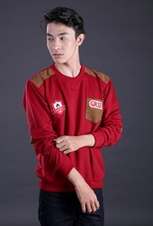 Sweater Pria Merah Garsel Fashion FFA 024